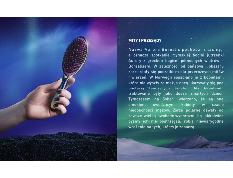 OLIVIA GARDEN LOVE YOUR HAIR zestaw szczotek Fingerbrush + Aurora | fiolet - 5